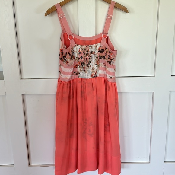 Nwt Matilda Jane SUPER CUTE sundress. Adjustable straps side zip sheer overlay🌼 - Picture 5 of 12